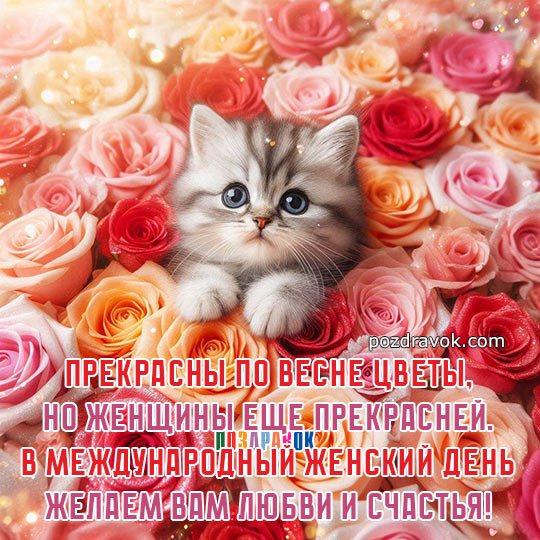 Поздравление с 8 Марта!