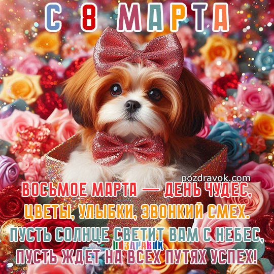 Поздравление с 8 Марта!
