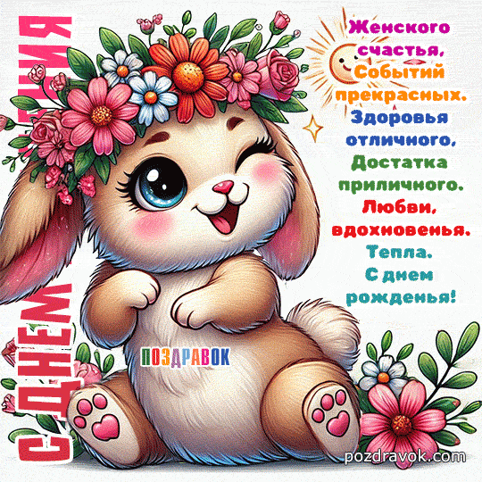 поздравления с днем рождения женщине